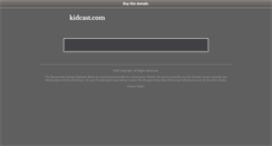 Desktop Screenshot of kidcast.com