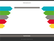 Tablet Screenshot of kidcast.com